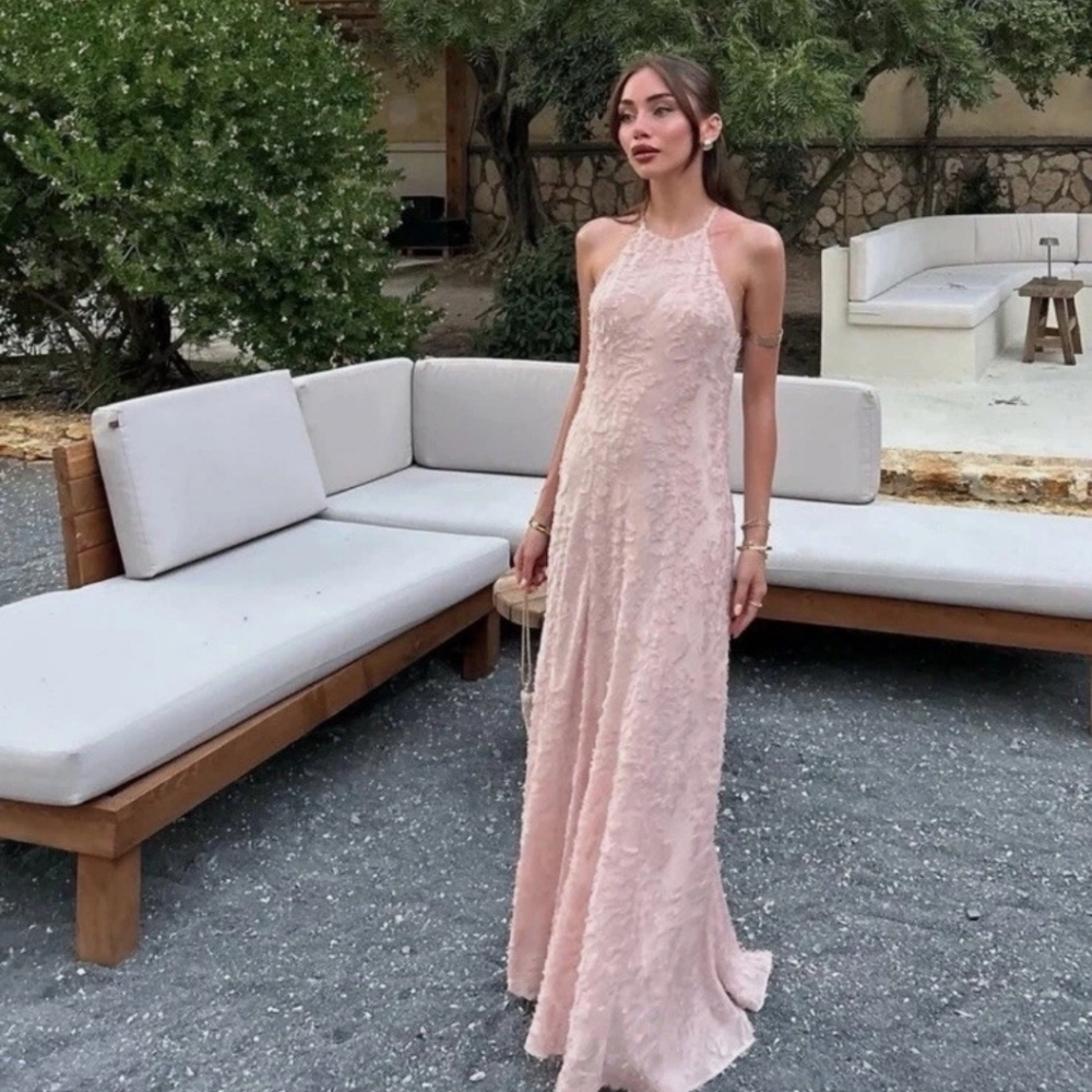 Zara Maxi Dress Pink Size XS and S